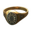 Серебряное кольцо Ника с позолотой 10020060А06